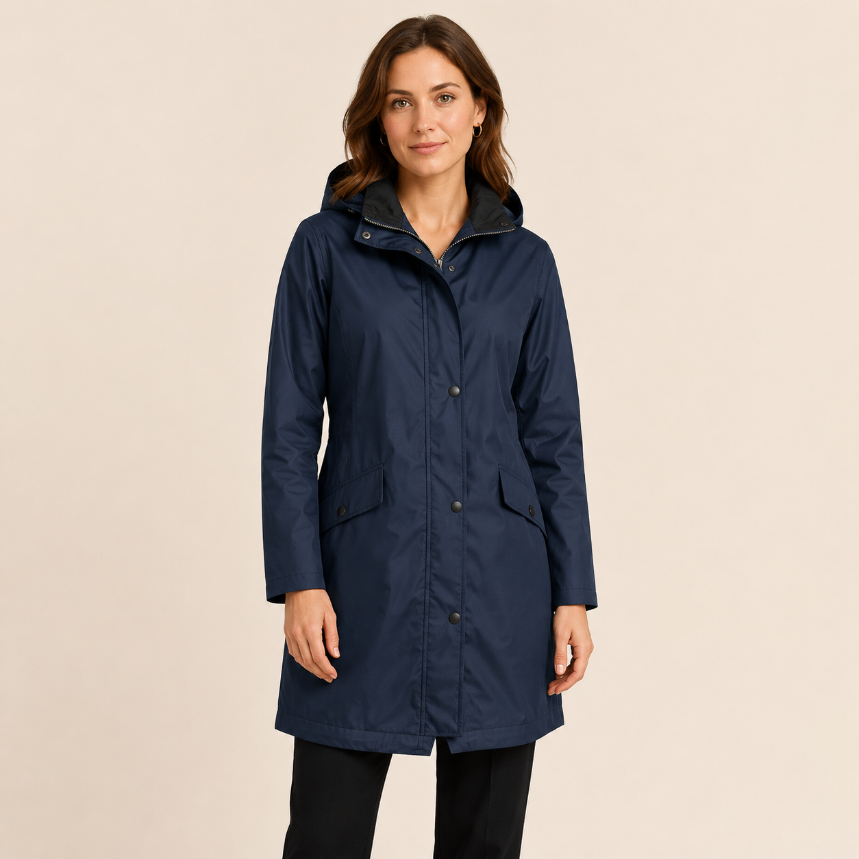 Rosalie | Women's Windproof Rain Jacket with Adjustable Hood