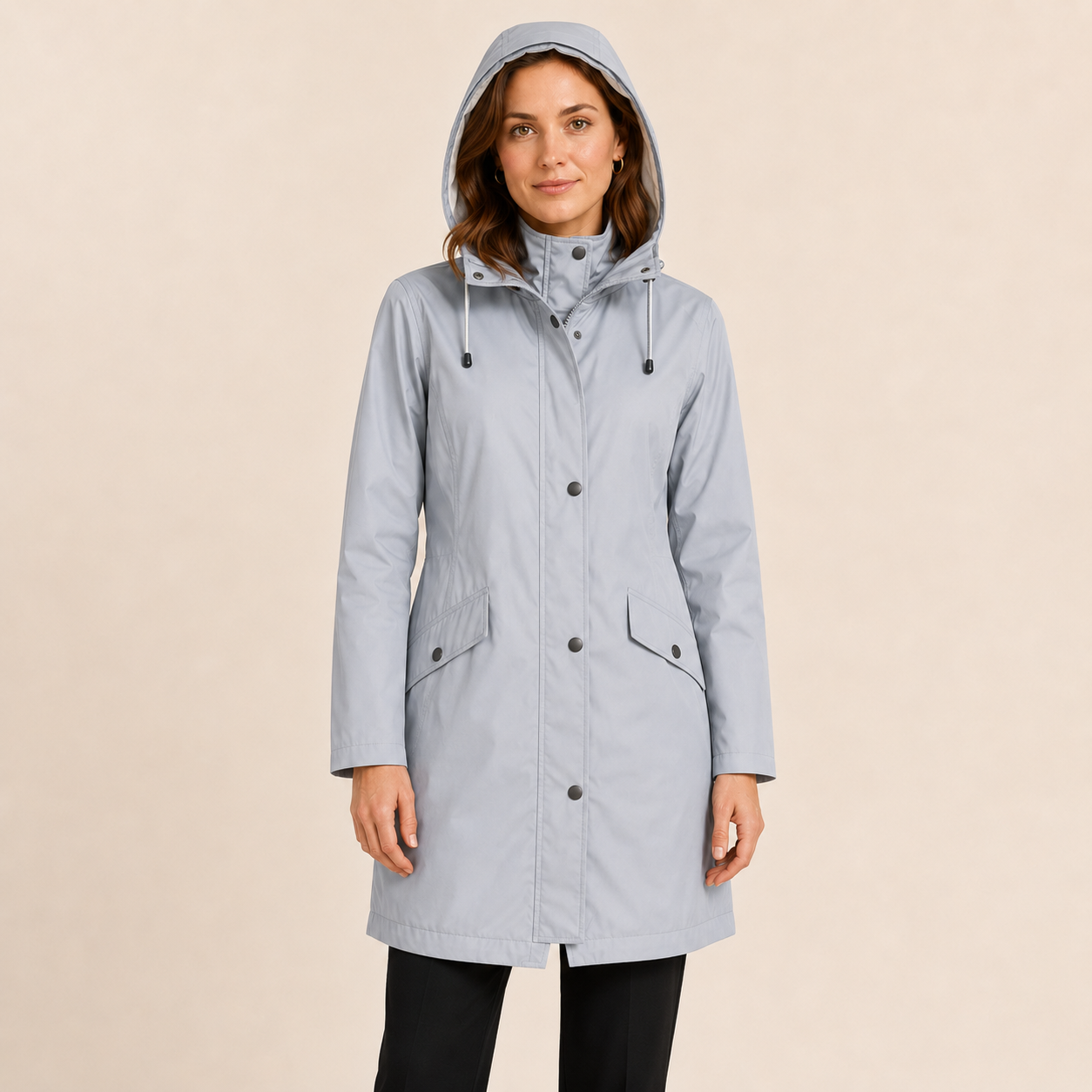 Rosalie | Women's Windproof Rain Jacket with Adjustable Hood