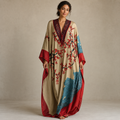 Saskia | Batwing Sleeve Floral Maxi Dress