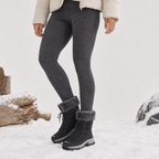 Seraphina | Faux Fur Lined Lace-Up Winter Boots