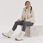 Seraphina | Faux Fur Lined Lace-Up Winter Boots