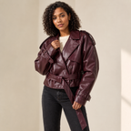 Oceane | Short Trench Coat with Belt