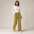Zora | Wide-Leg Casual Corduroy Pants