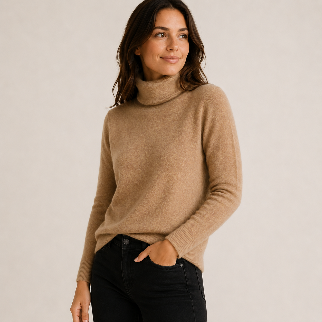 Elowen | Cream Soft Knit Jumper Sweater