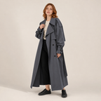 Imogen | Oversized Double-Breasted Trench Coat