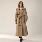 Imogen | Oversized Double-Breasted Trench Coat