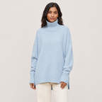 Faustine | Oversized Turtleneck Sweater with Relaxed Long-Sleeve Fit