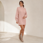 Aurelia | Oversized Longline Turtleneck Sweater with Relaxed Fit