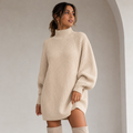 Aurelia | Oversized Longline Turtleneck Sweater with Relaxed Fit