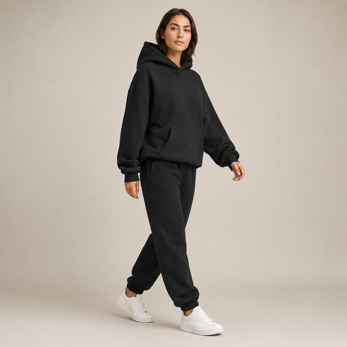 Celeste | Oversized Hoodie & High-Waist Jogger Set