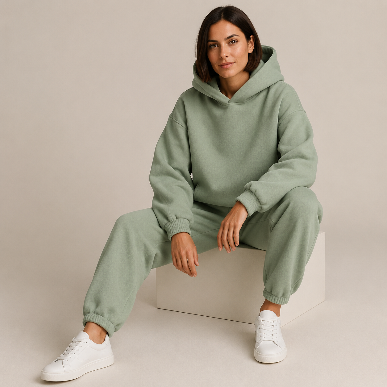 Celeste | Oversized Hoodie & High-Waist Jogger Set