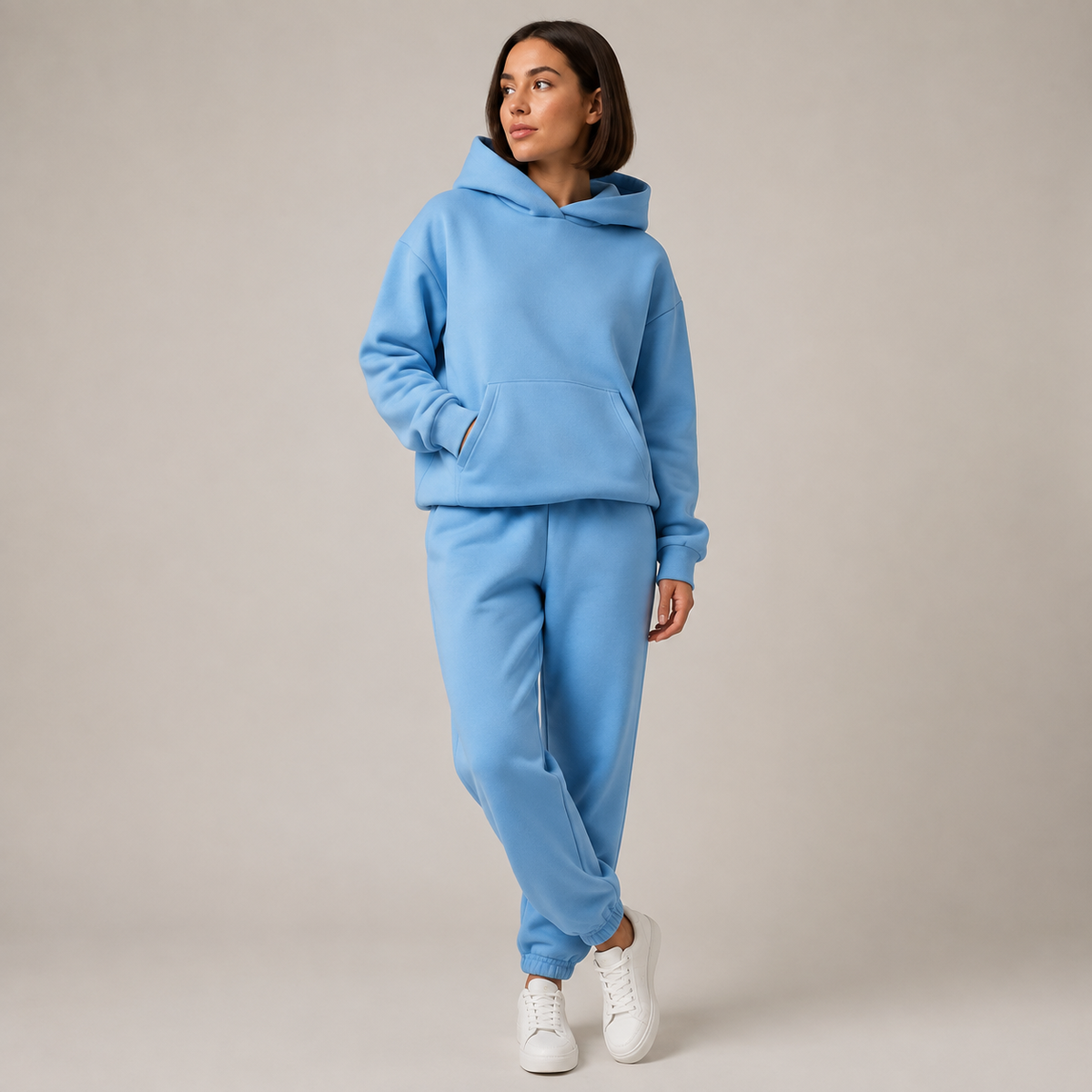 Celeste | Oversized Hoodie & High-Waist Jogger Set