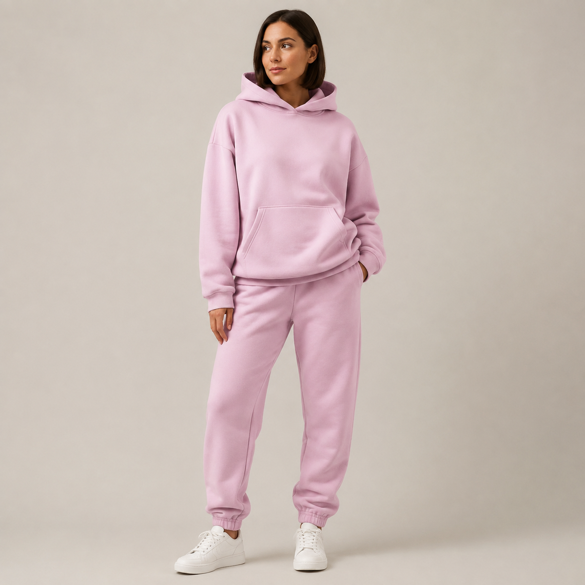 Celeste | Oversized Hoodie & High-Waist Jogger Set