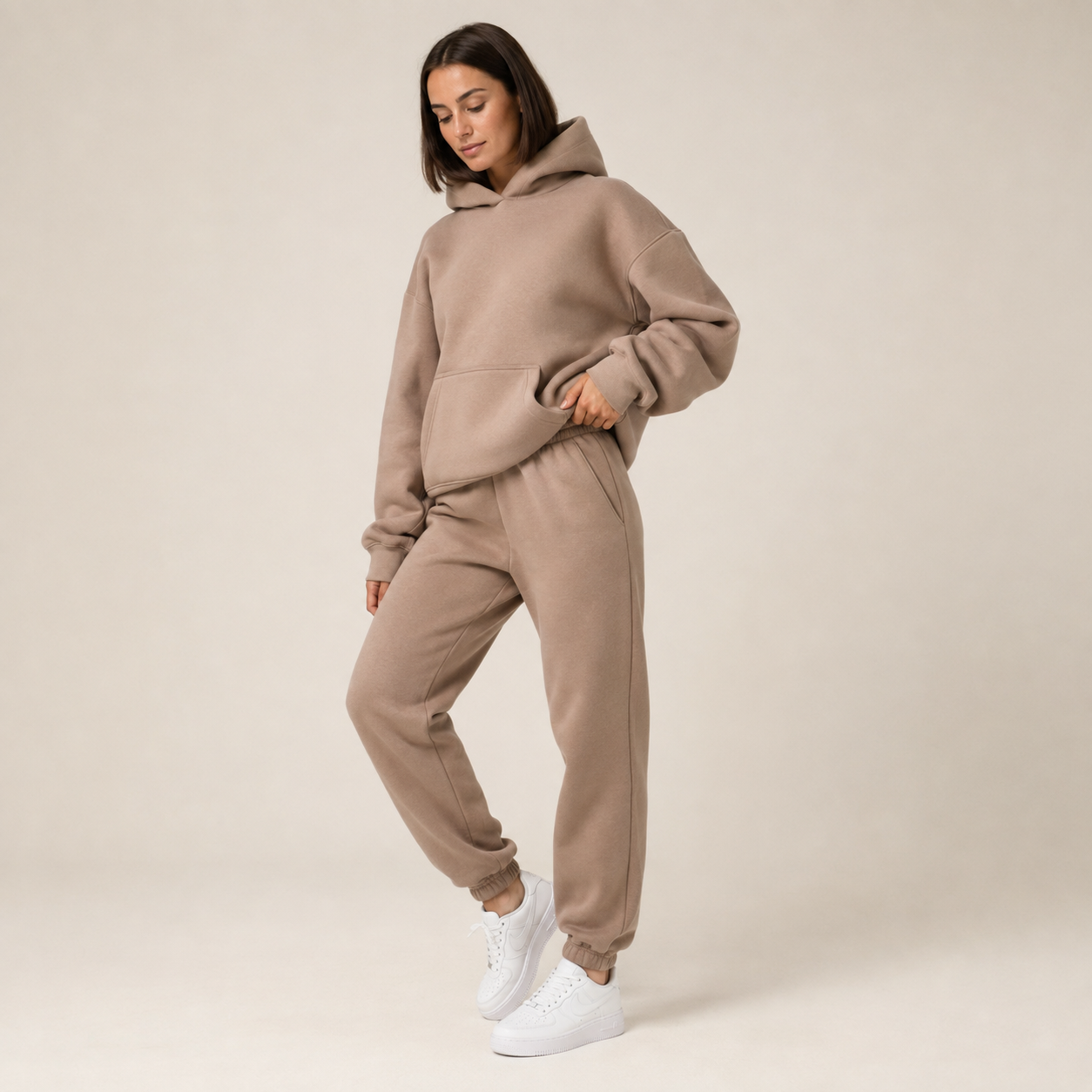 Celeste | Oversized Hoodie & High-Waist Jogger Set
