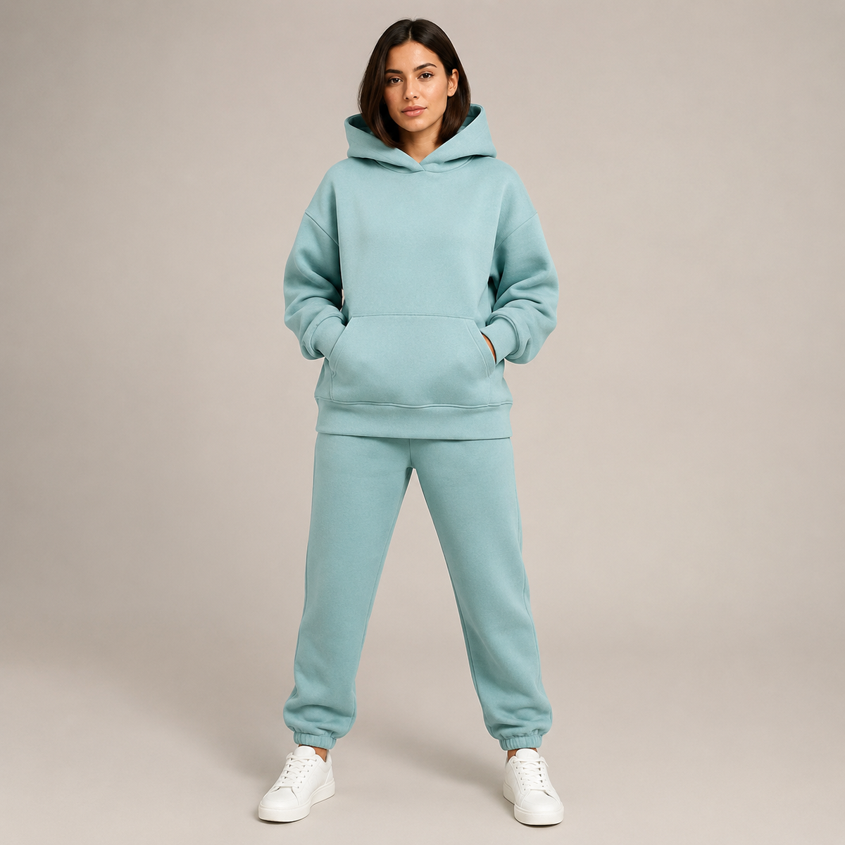 Celeste | Oversized Hoodie & High-Waist Jogger Set