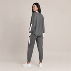 Amelie | Relaxed Contrast-Trim Knit Jogger Set