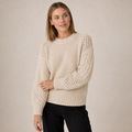 Ottilie | Textured Crew Neck Sweater