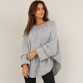 Solveig | Oversized Batwing Sleeve Sweater