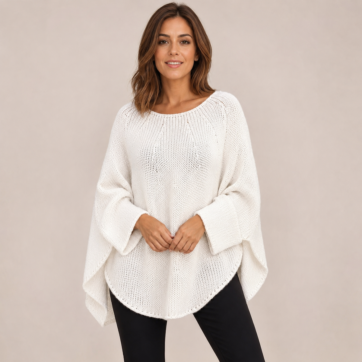 Solveig | Oversized Batwing Sleeve Sweater