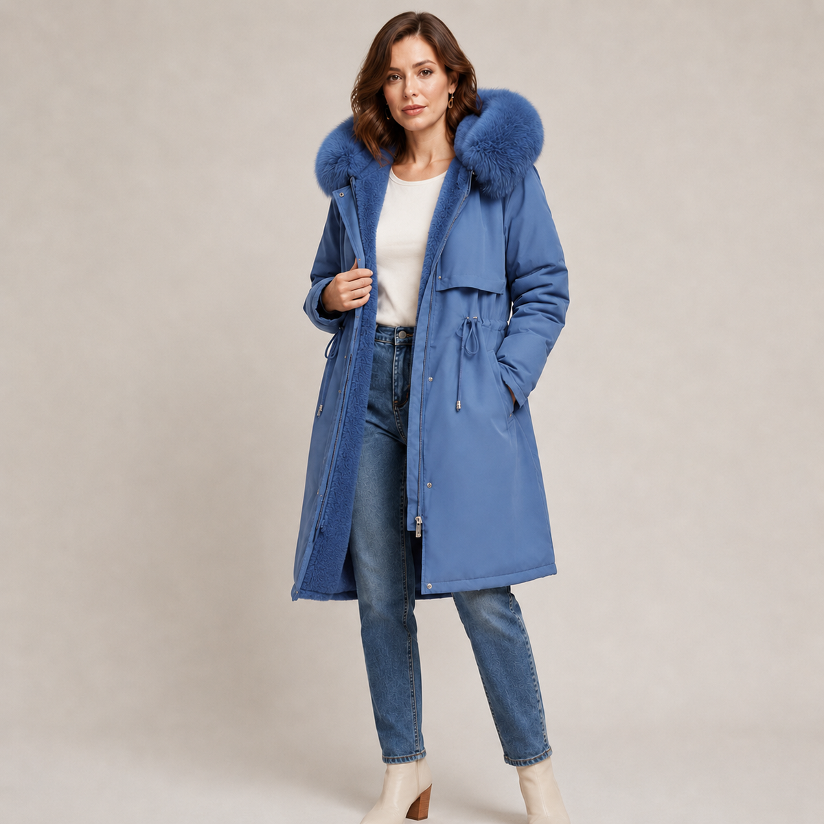 Isolde | Waterproof Insulated Parka with Faux Fur Hood