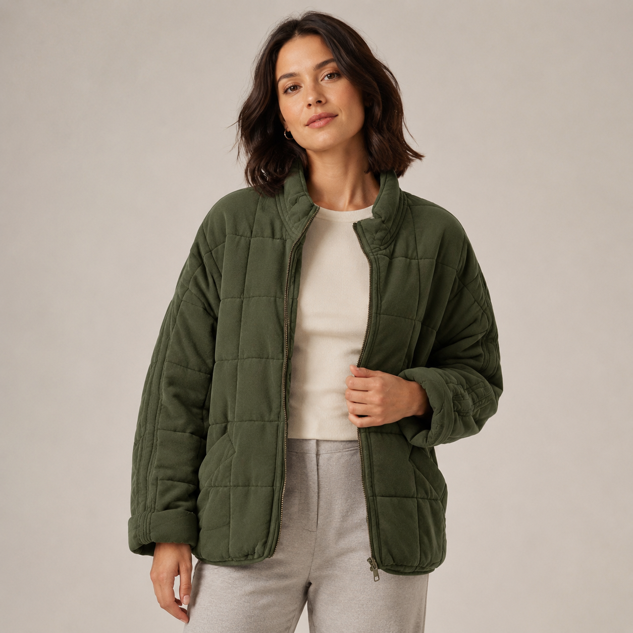 Marchetti | Lightweight Padded Bomber Jacket for Women