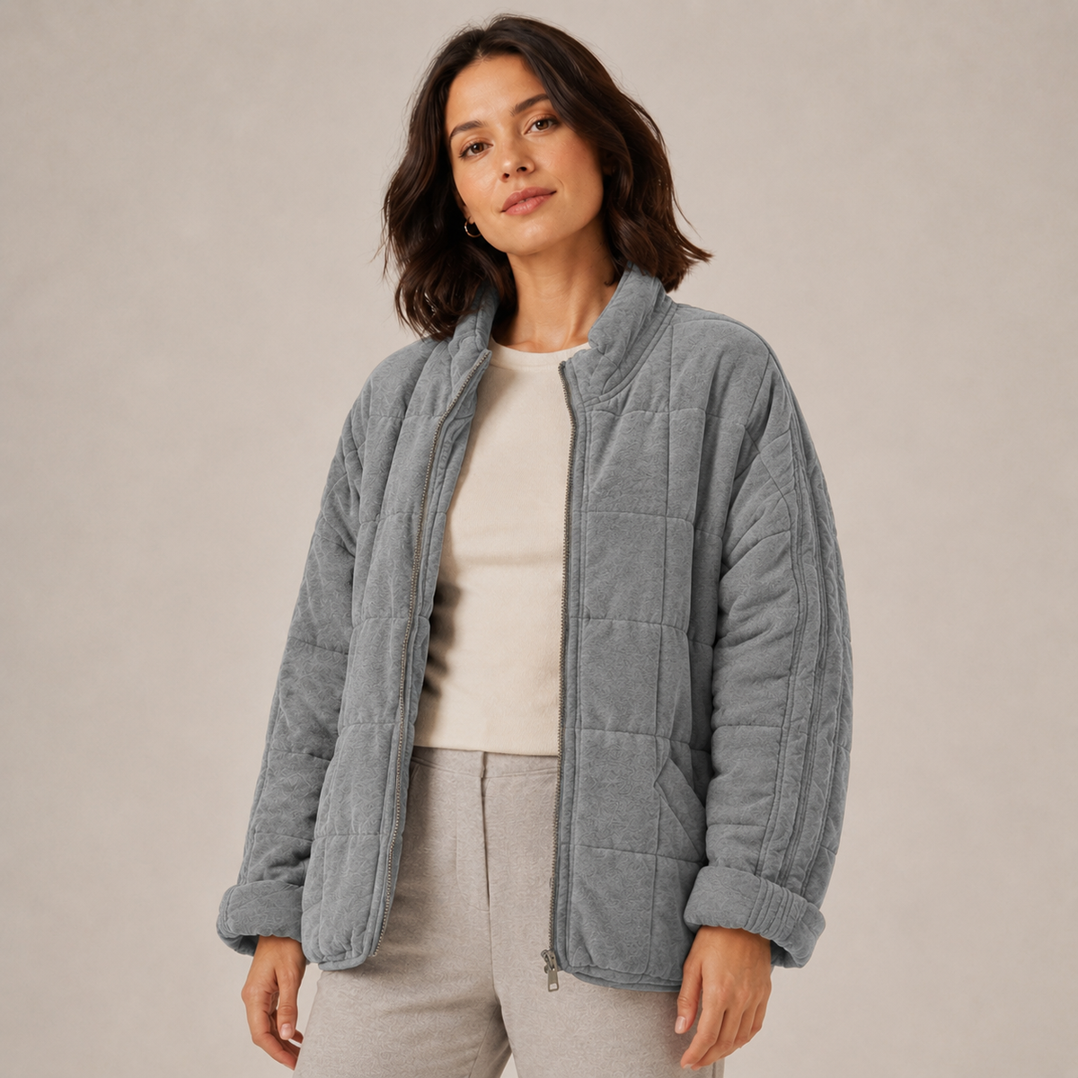 Marchetti | Lightweight Padded Bomber Jacket for Women