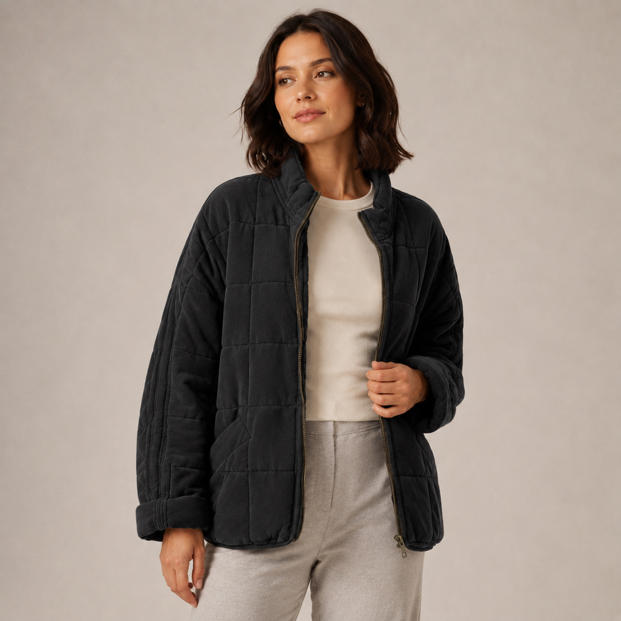 Marchetti | Lightweight Padded Bomber Jacket for Women