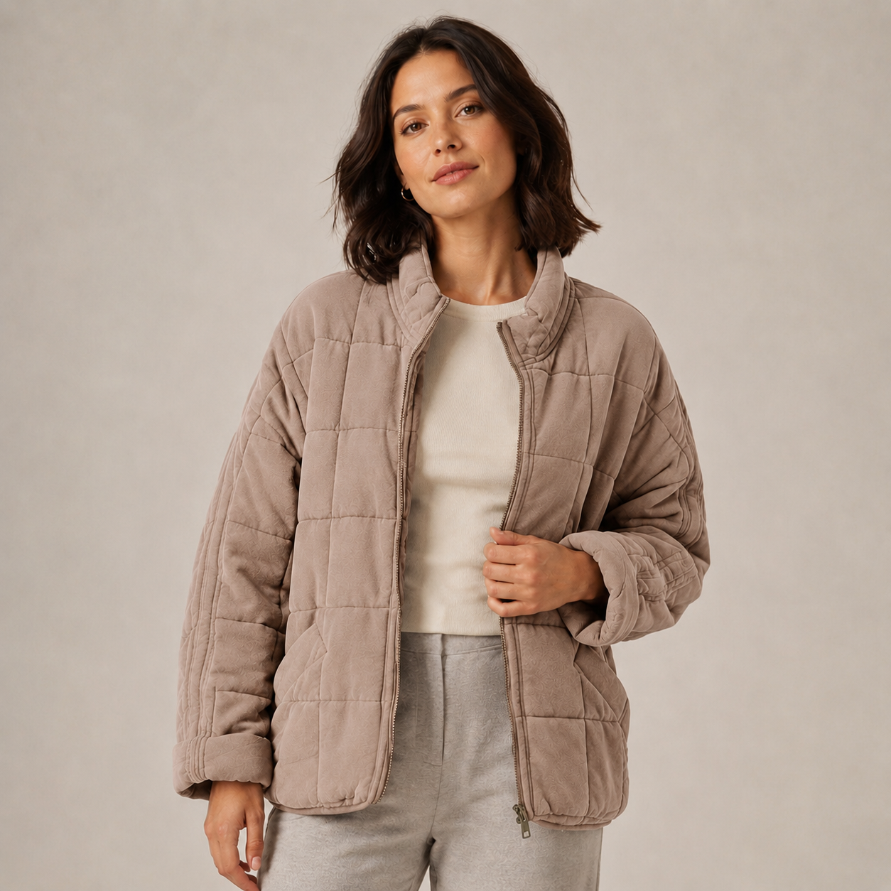 Marchetti | Lightweight Padded Bomber Jacket for Women