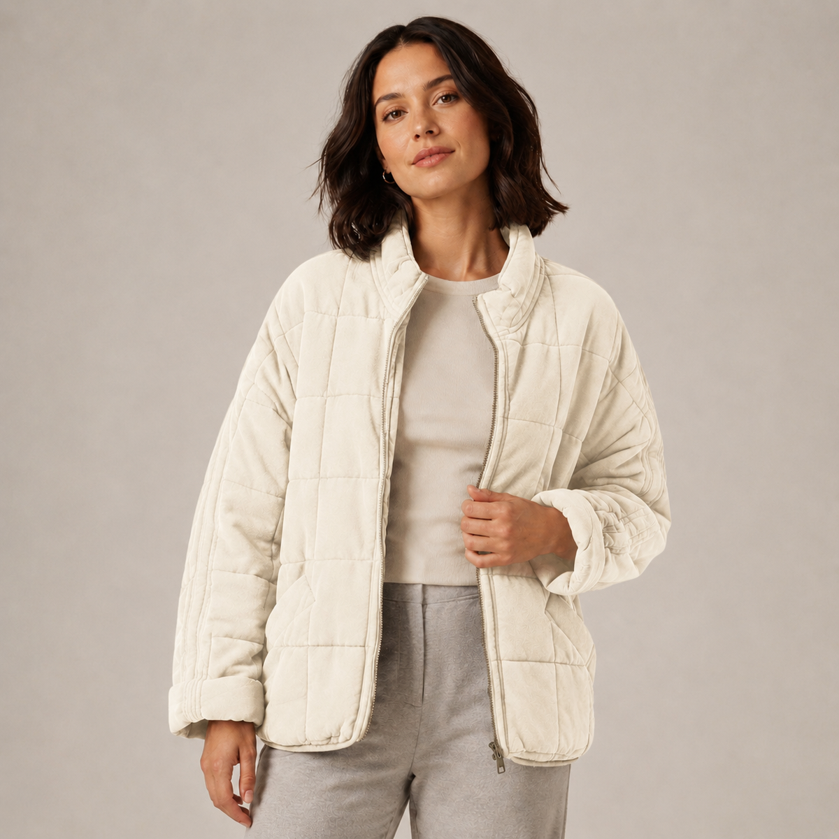Marchetti | Lightweight Padded Bomber Jacket for Women