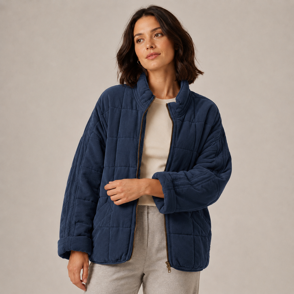 Marchetti | Lightweight Padded Bomber Jacket for Women