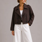 Odessa – Women's Cropped Trench Coat