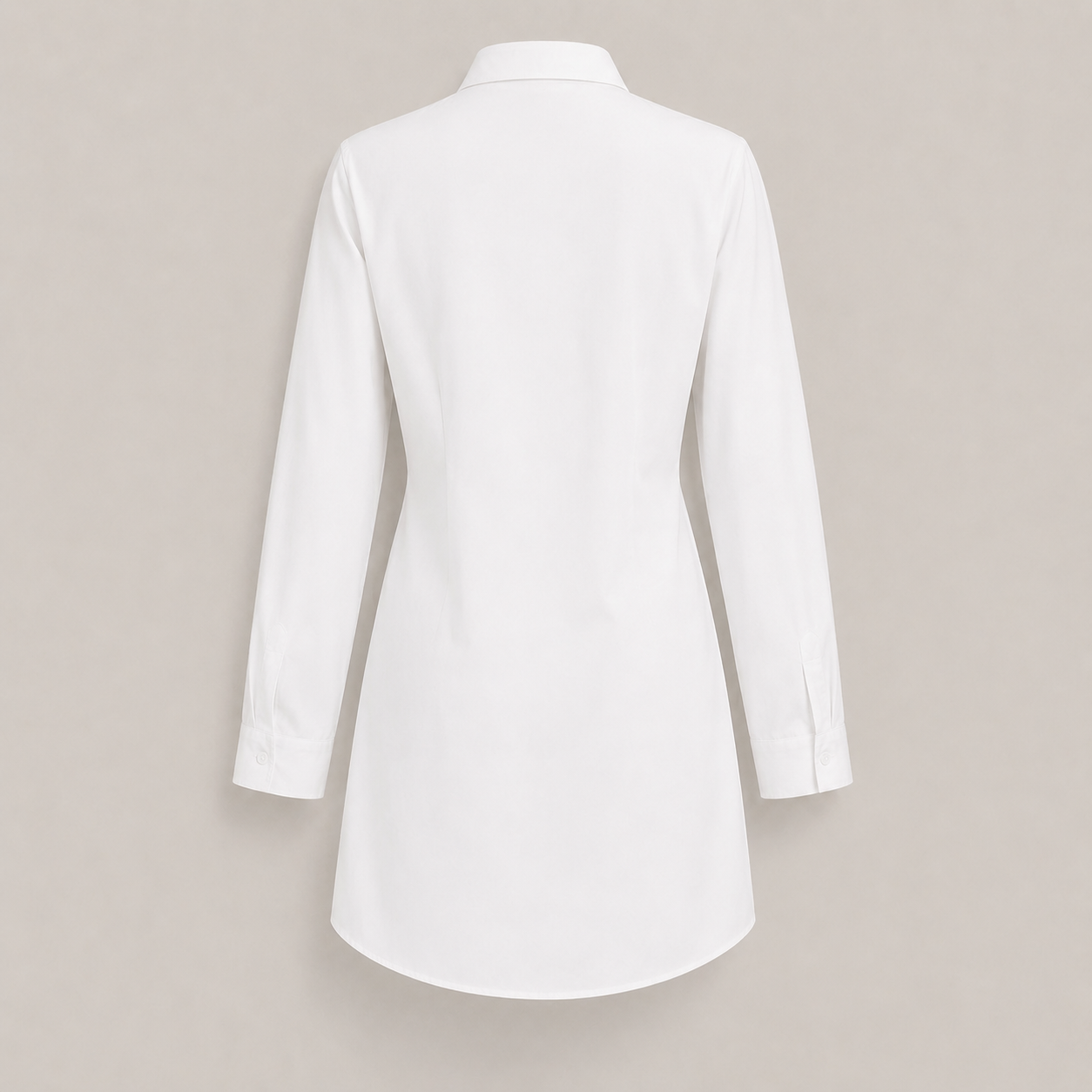 Solene | Tie-Front Oversized Blouse with Long Sleeves