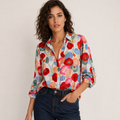 Odette | Floral Print Blouse with Long Sleeves