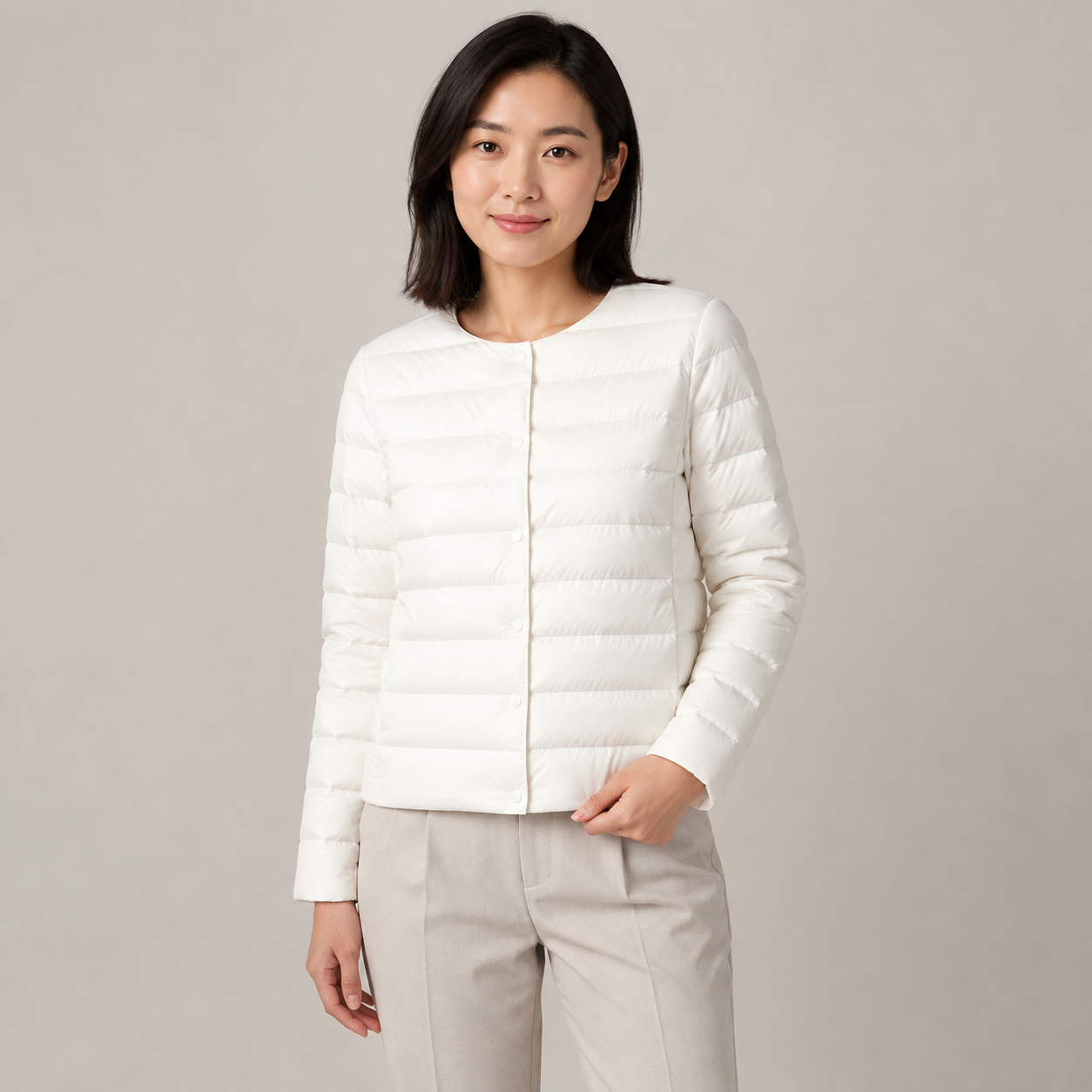 Ivy | Lightweight Non-Bulky Warm Puffer Jacket