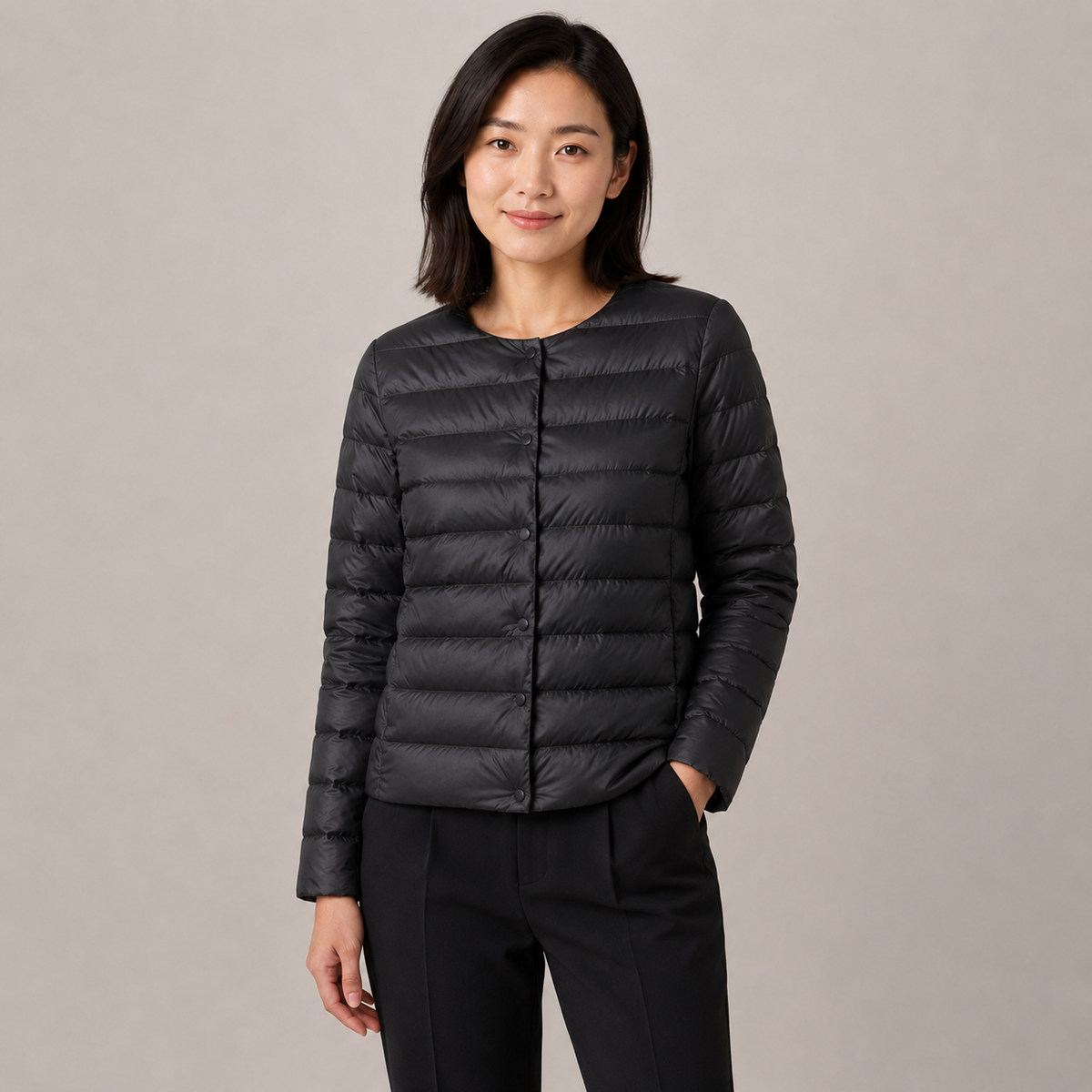 Ivy | Lightweight Non-Bulky Warm Puffer Jacket