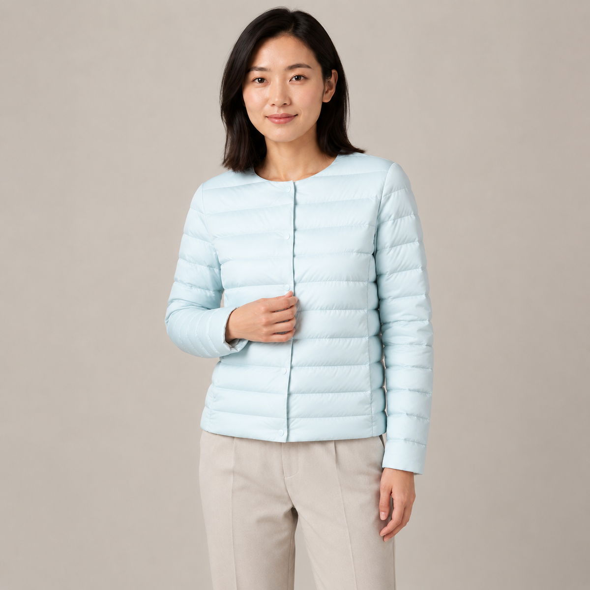 Ivy | Lightweight Non-Bulky Warm Puffer Jacket
