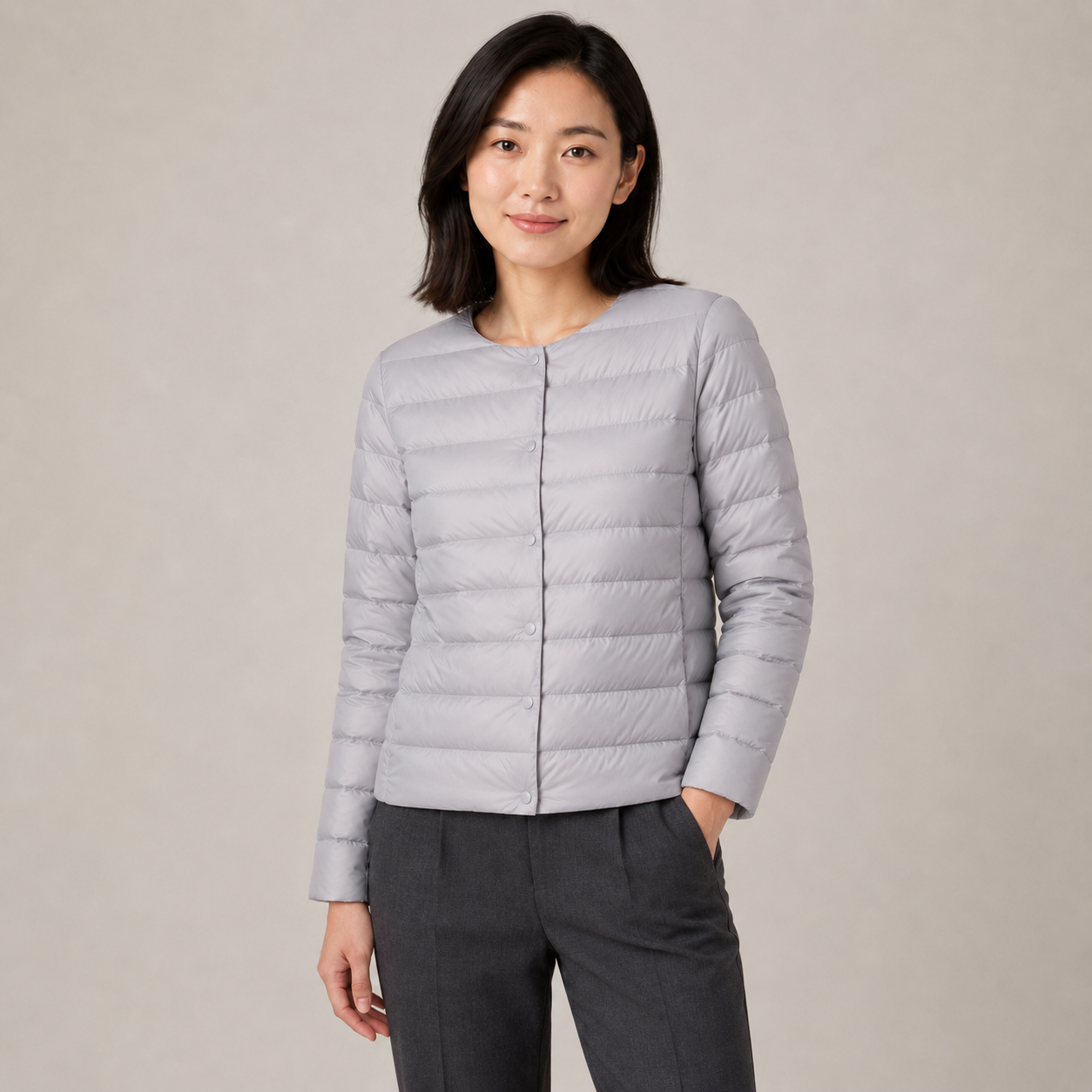 Ivy | Lightweight Non-Bulky Warm Puffer Jacket