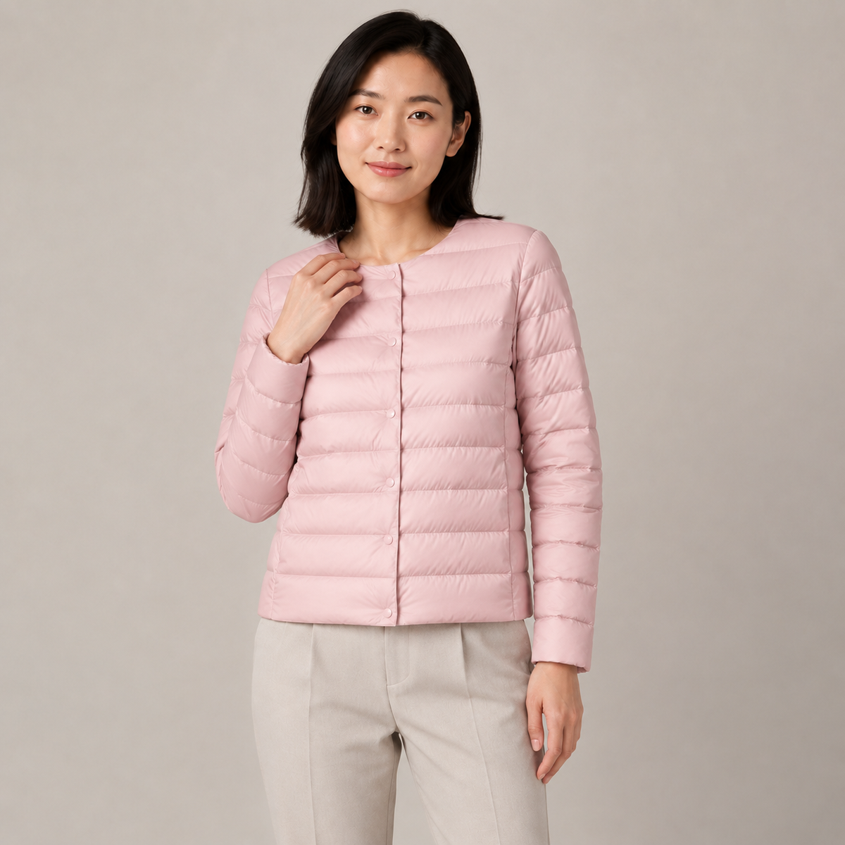 Ivy | Lightweight Non-Bulky Warm Puffer Jacket