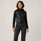 Marnie | Black Sporty Style Puffer Jacket