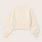 Wren | Cream Cardigan with Stylish Buttons