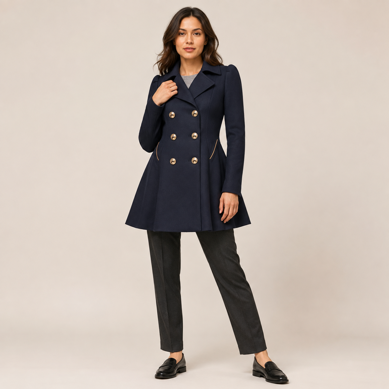 Celeste | Trench Coat with Traditional Cut for Women
