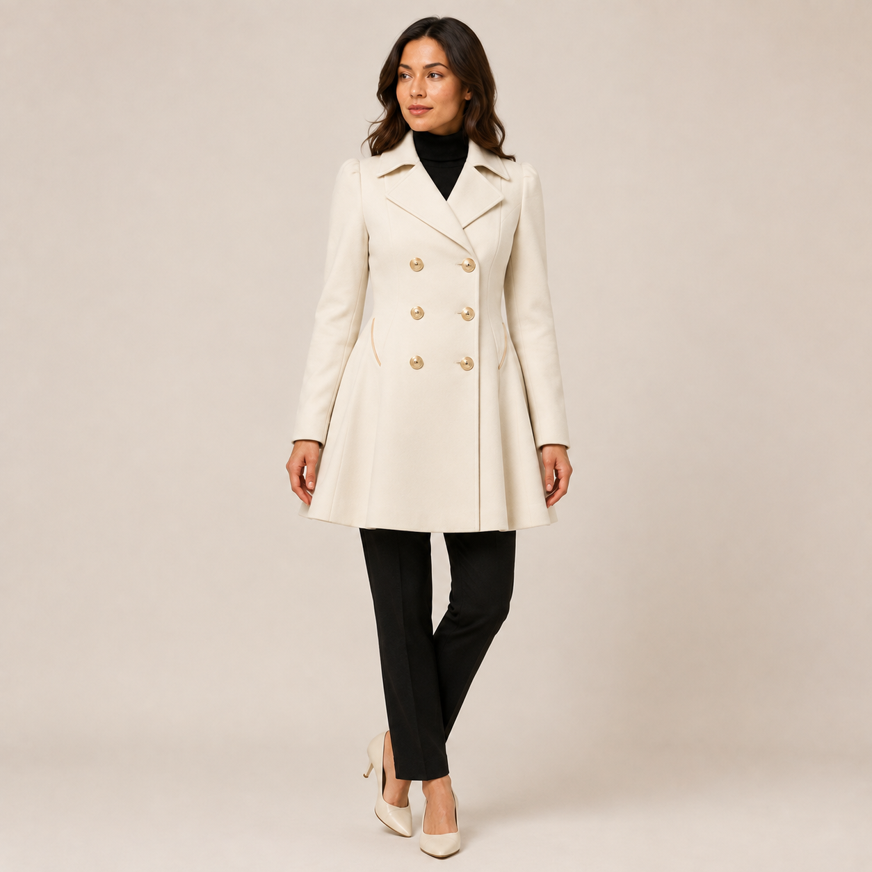 Celeste | Trench Coat with Traditional Cut for Women