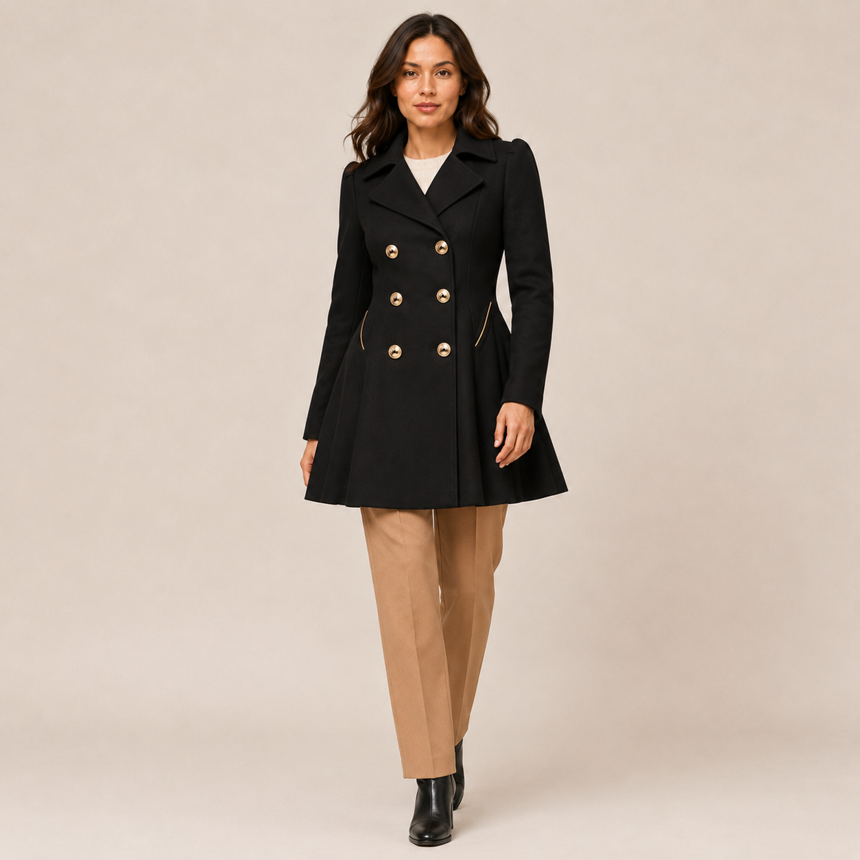 Celeste | Trench Coat with Traditional Cut for Women