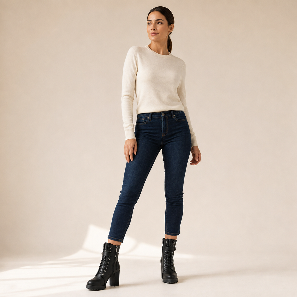 Margaux | Lace-Up Buckle Strap Ankle Boots