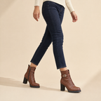 Margaux | Lace-Up Buckle Strap Ankle Boots