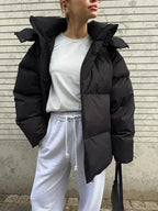 Winona – Women's Black Oversized Puffer Jacket
