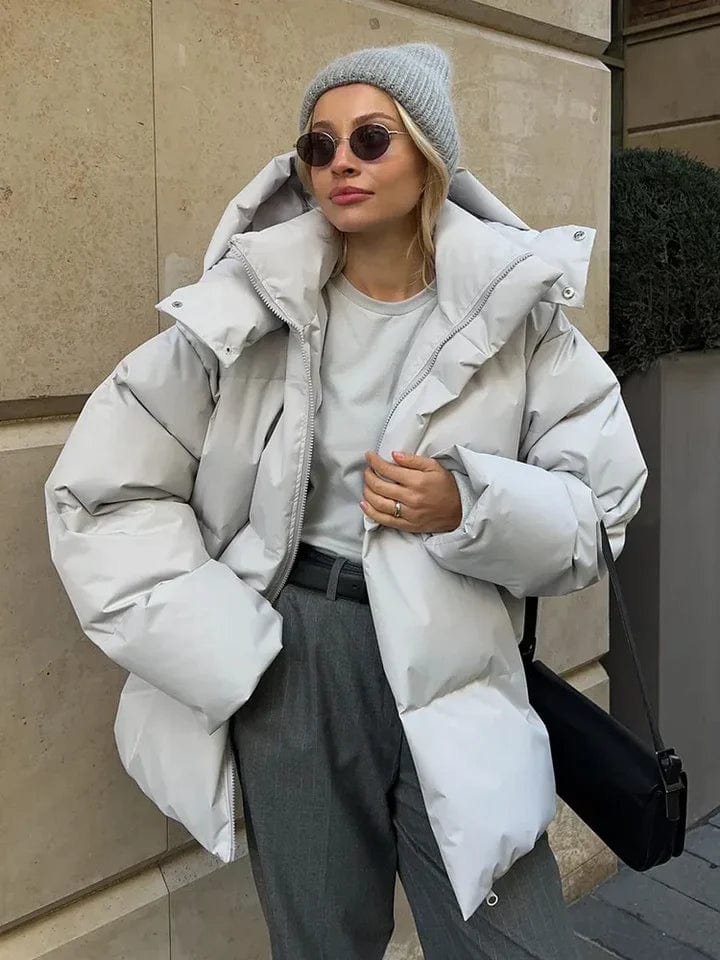 Winona – Women's Black Oversized Puffer Jacket