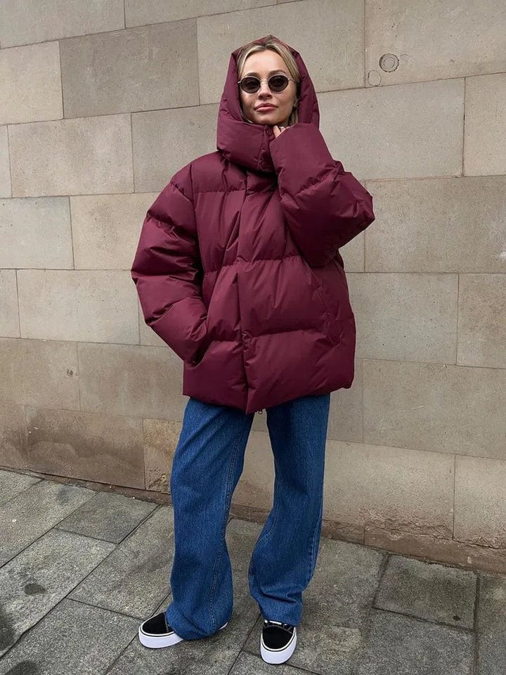 Winona – Women's Black Oversized Puffer Jacket