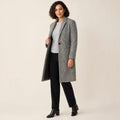 Cressida | Premium Wool Coat with V-Neck Collar for Women
