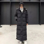 Harlow – Women's Black Longline Puffer Jacket